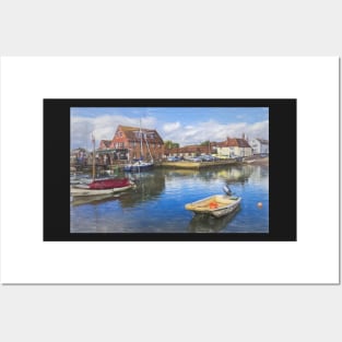 Boats At Emsworth Harbour Posters and Art